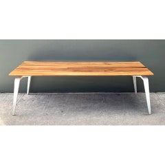 Vintage Minimalist Wood Top Coffee Table
