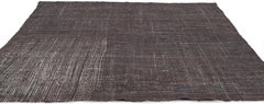 Vintage Minimalistic Goat Hair Chador Kilim 7'2''x9'2''
