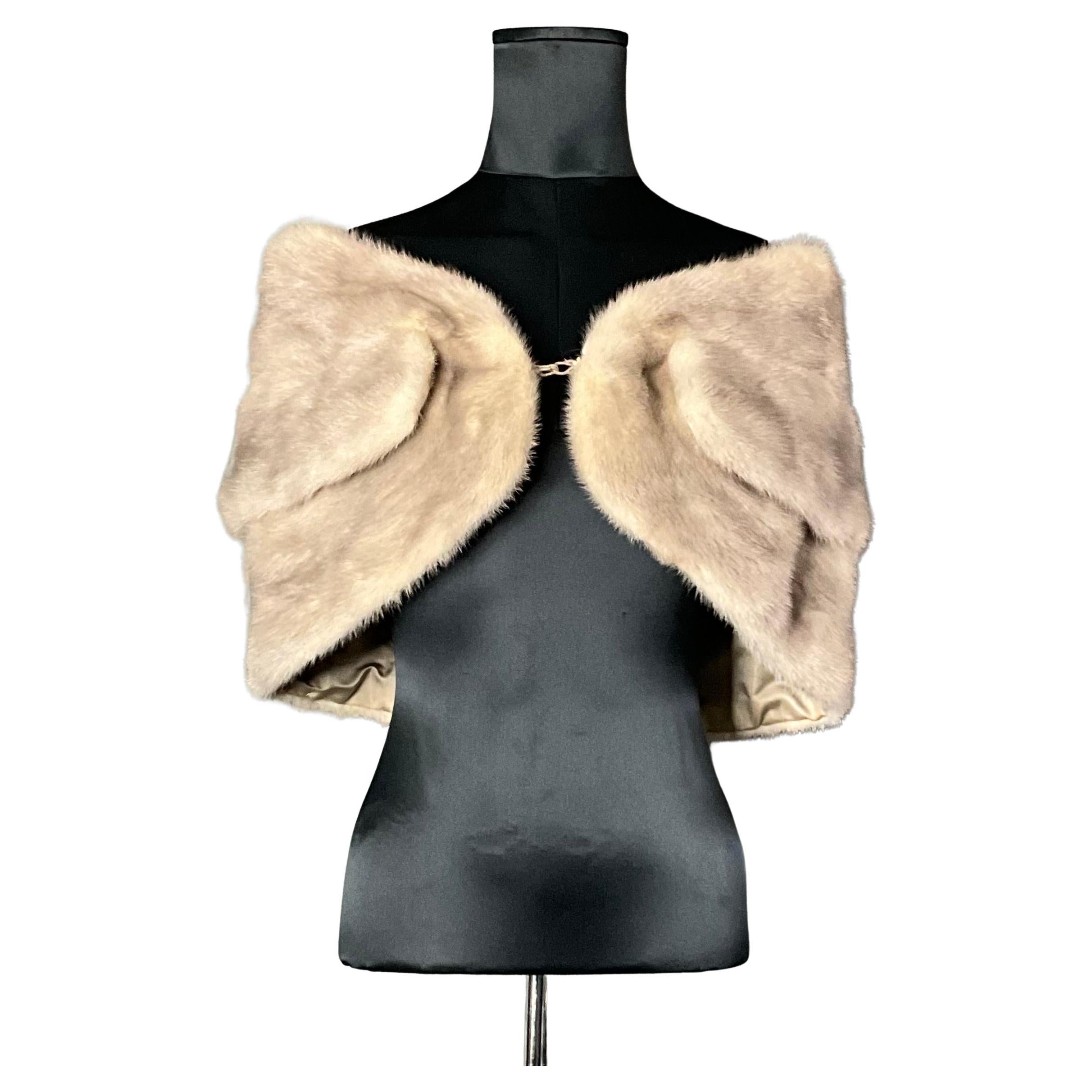 Vintage Mink Fur Shawl For Sale
