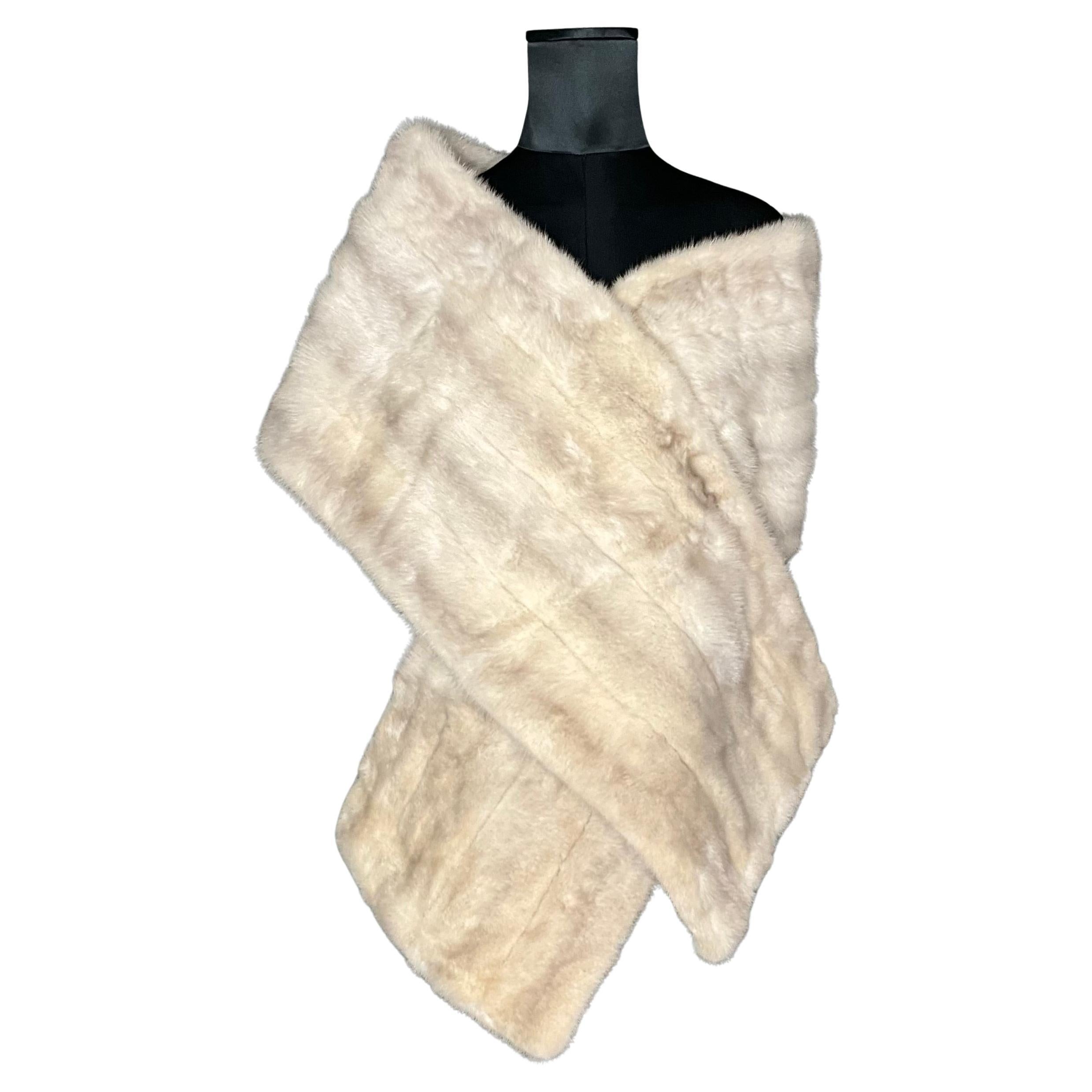 Vintage Mink Fur Stole For Sale
