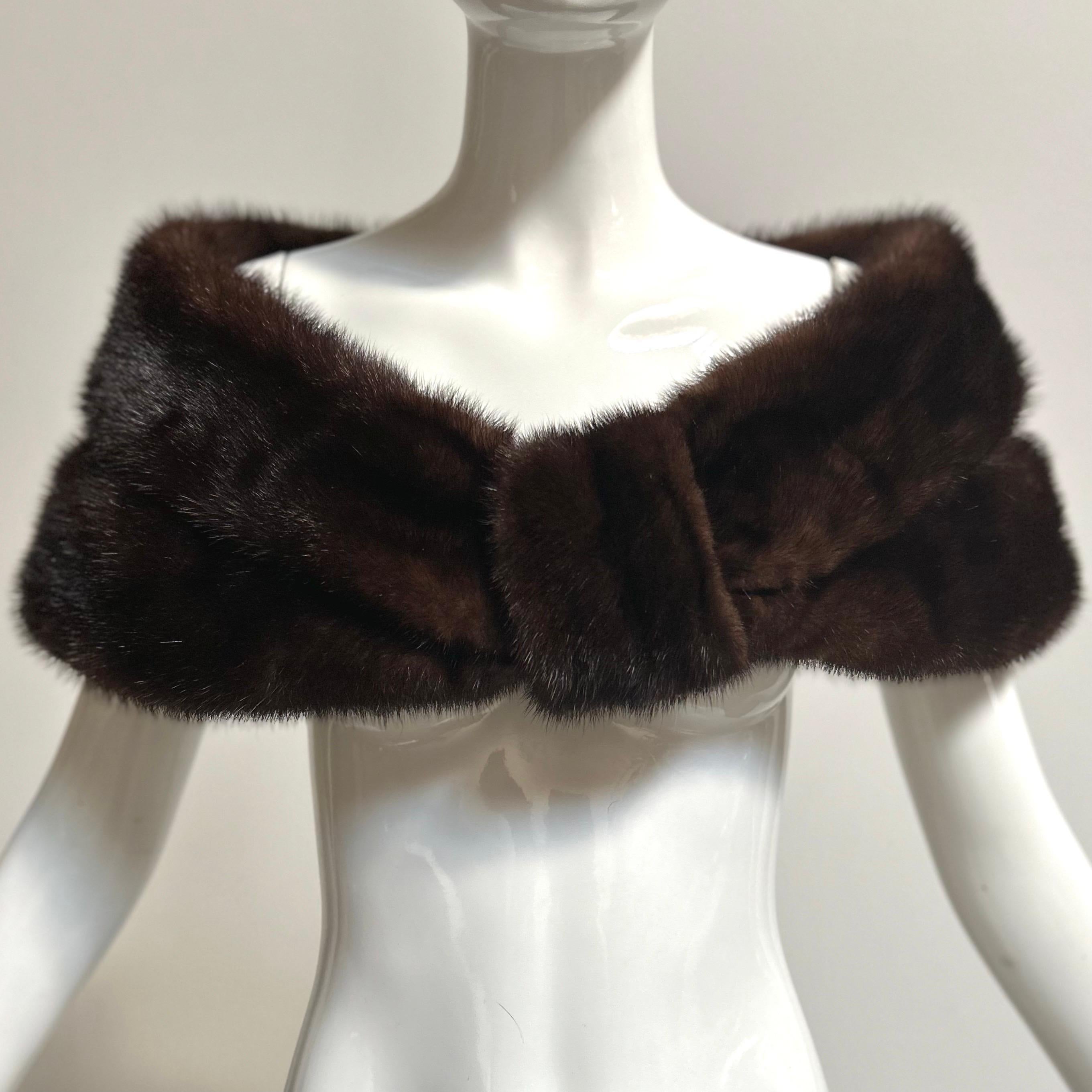 Vintage Mink Fur Stole, Wrap, Fling, Scarf, Cape or Collar by Bullock's Wilshire 8