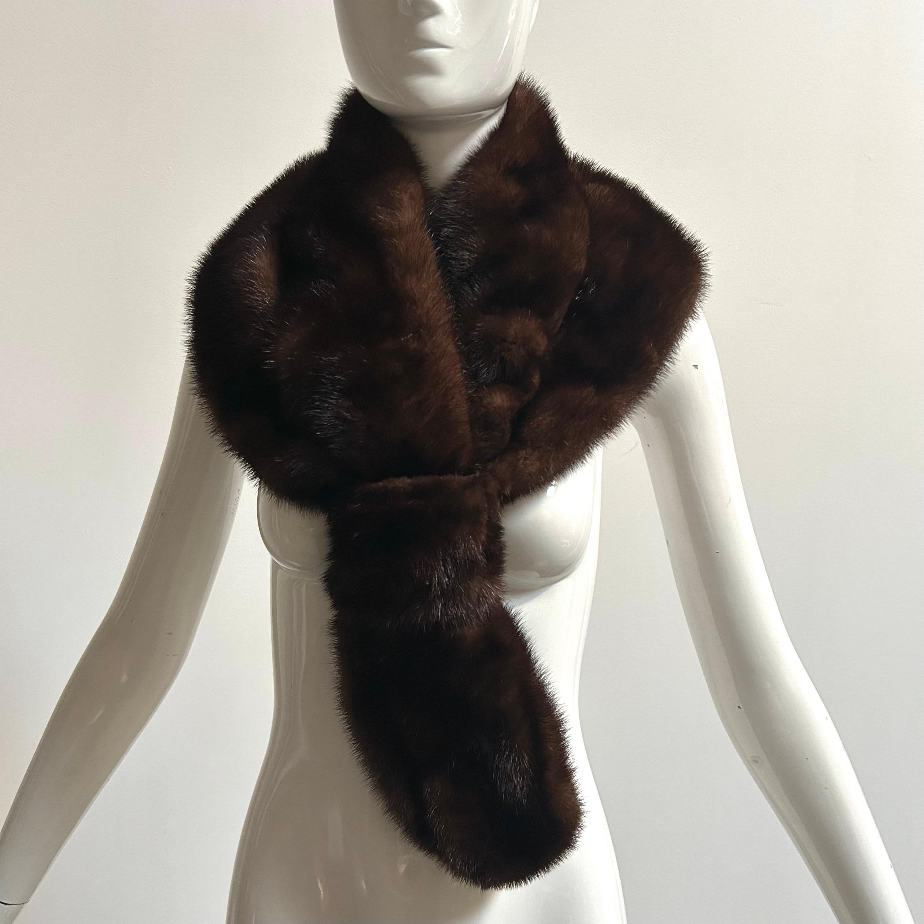 Women's Vintage Mink Fur Stole, Wrap, Fling, Scarf, Cape or Collar by Bullock's Wilshire