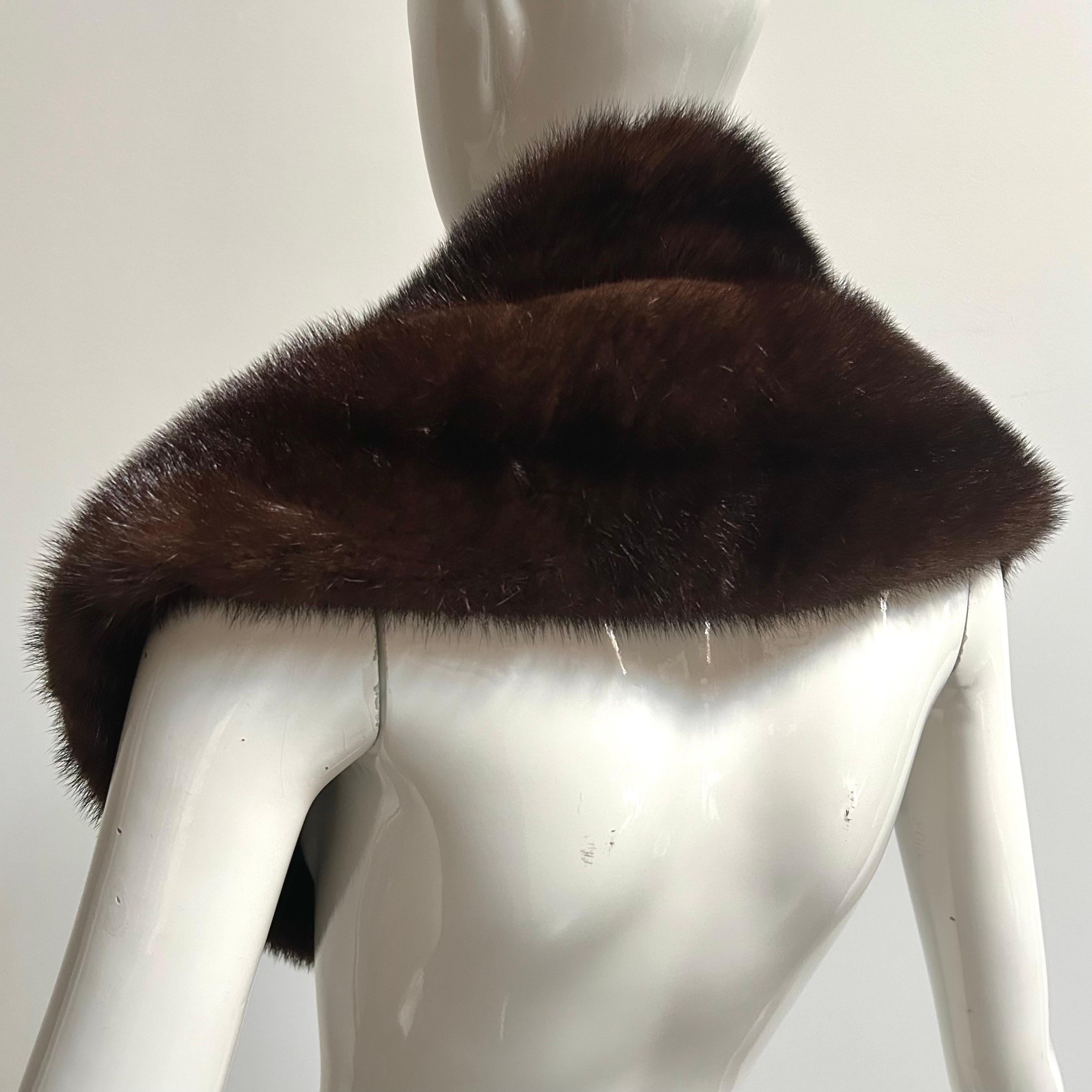 Vintage Mink Fur Stole, Wrap, Fling, Scarf, Cape or Collar by Bullock's Wilshire 3