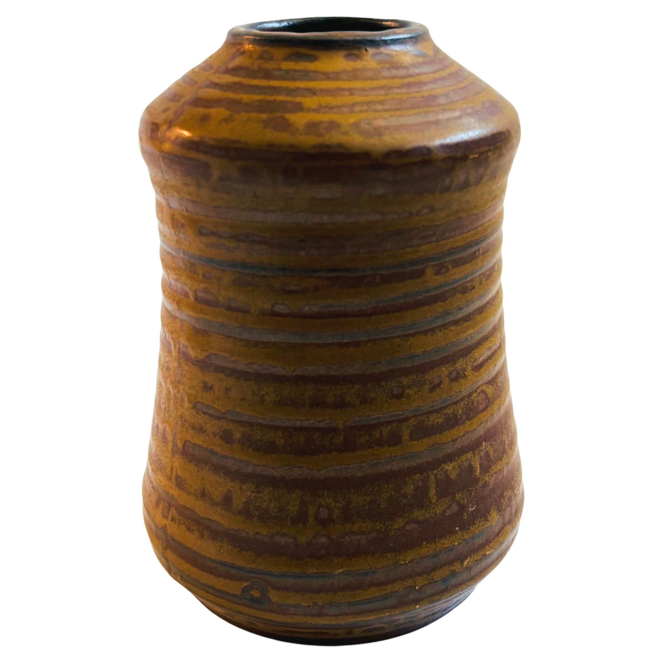 Vase vintage Mino Yaki Pottery de Kenzo Toen