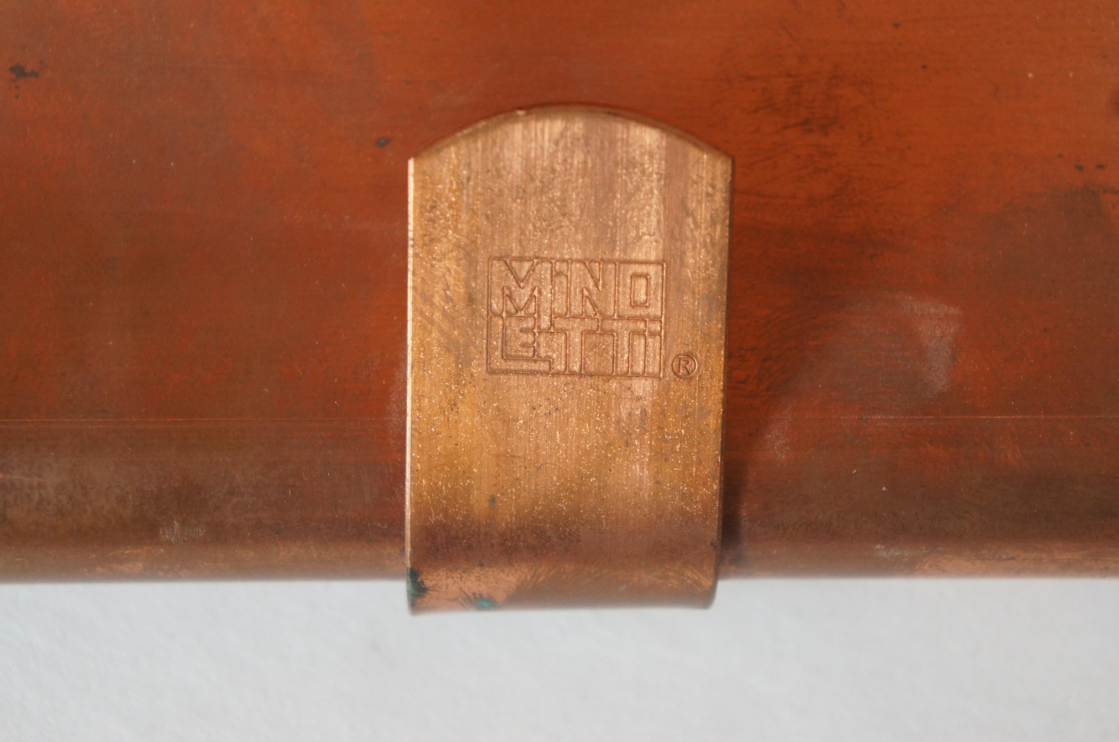 Vintage Minoletti Copper Gutter Downspout Outlet Sun End Caps Scupper 25