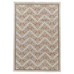 Vintage mint green Persian Rug