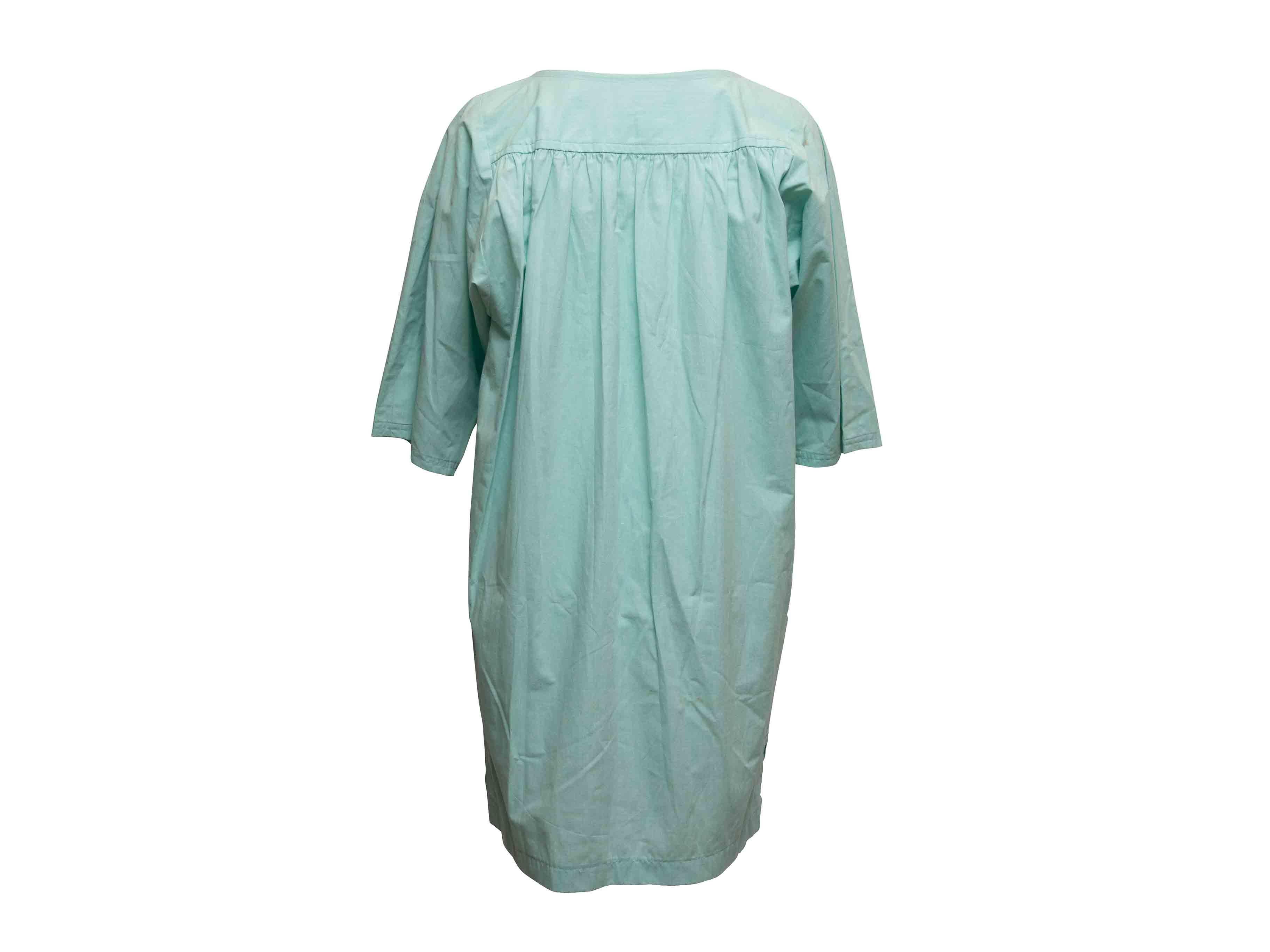 Grigio Vintage Greene & Greene Greene & Greene Button Front Dress Taglia FR 36 in vendita