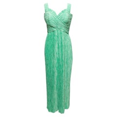 Robe sans manches en plisse Vintage By Mint Mary McFadden Taille 14 US