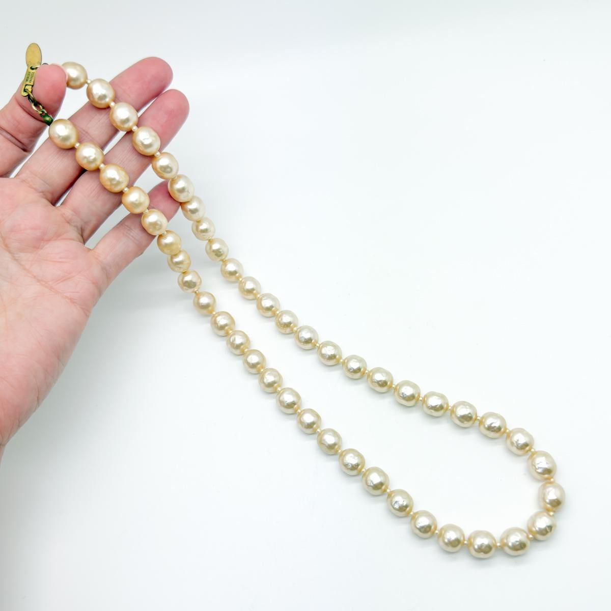 Vintage Miriam Haskell Collana di perle barocche 1950s In condizioni buone in vendita a Wilmslow, GB