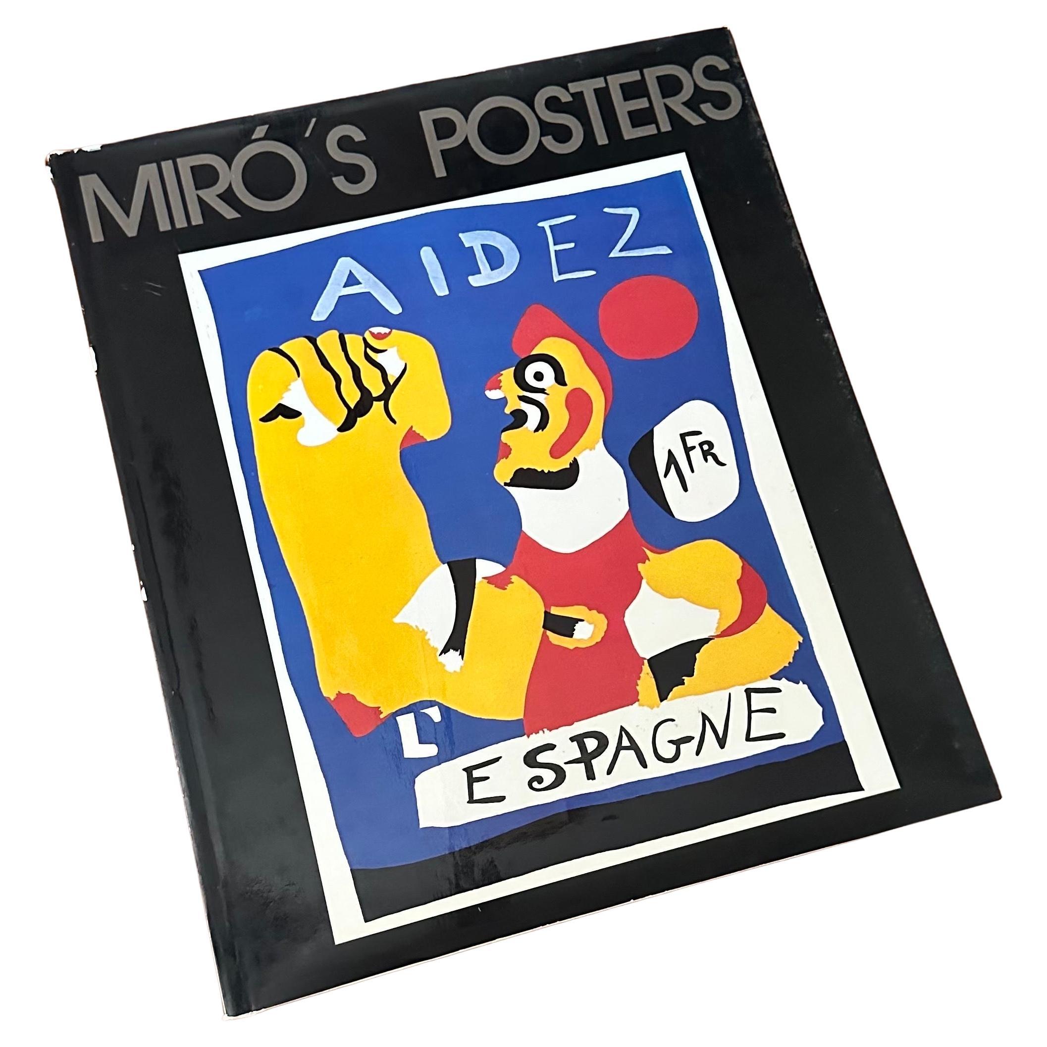 Livre d'art vintage Miro's Posters catalogué par Gloria Picazo en vente 5