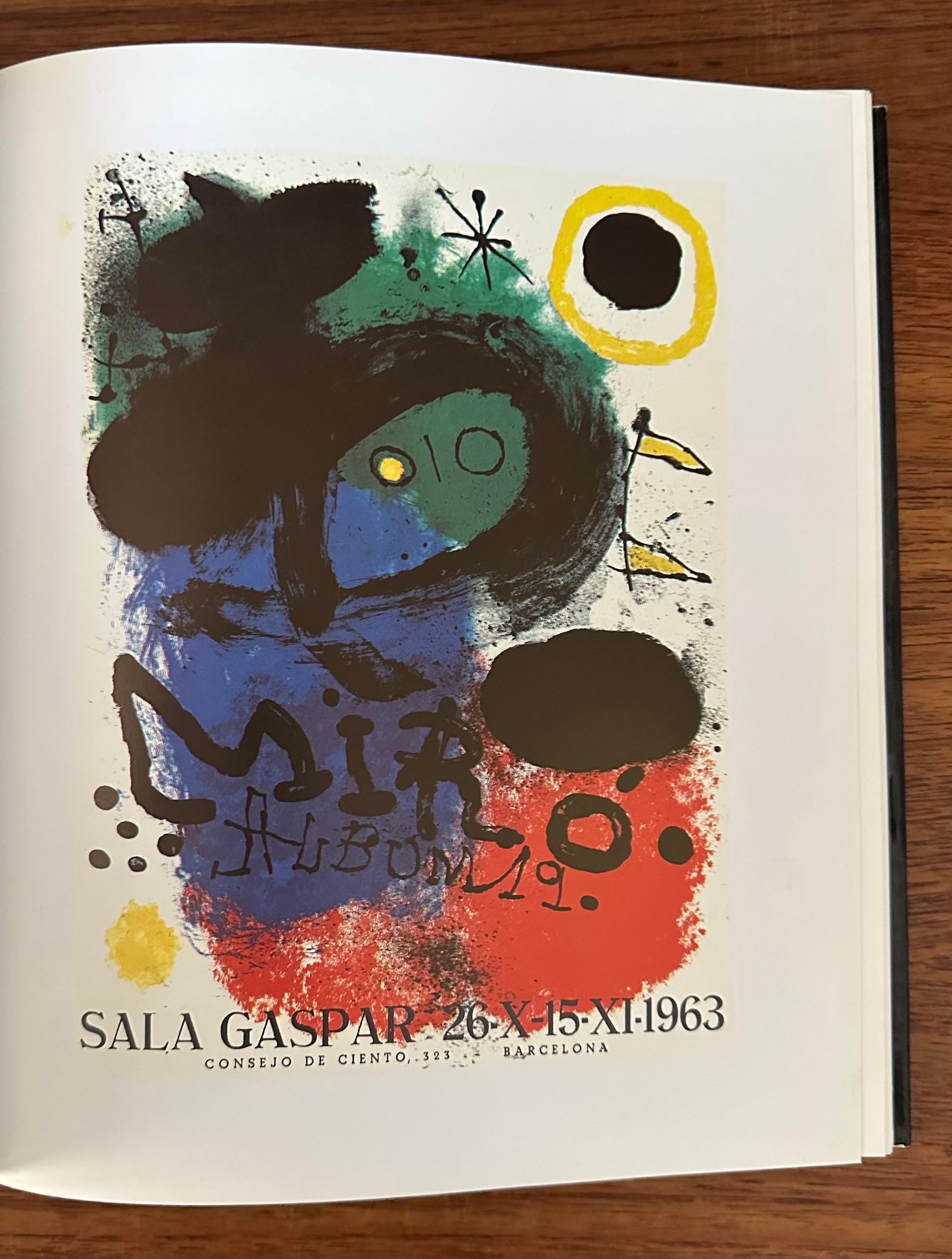 20ième siècle Livre d'art vintage Miro's Posters catalogué par Gloria Picazo en vente