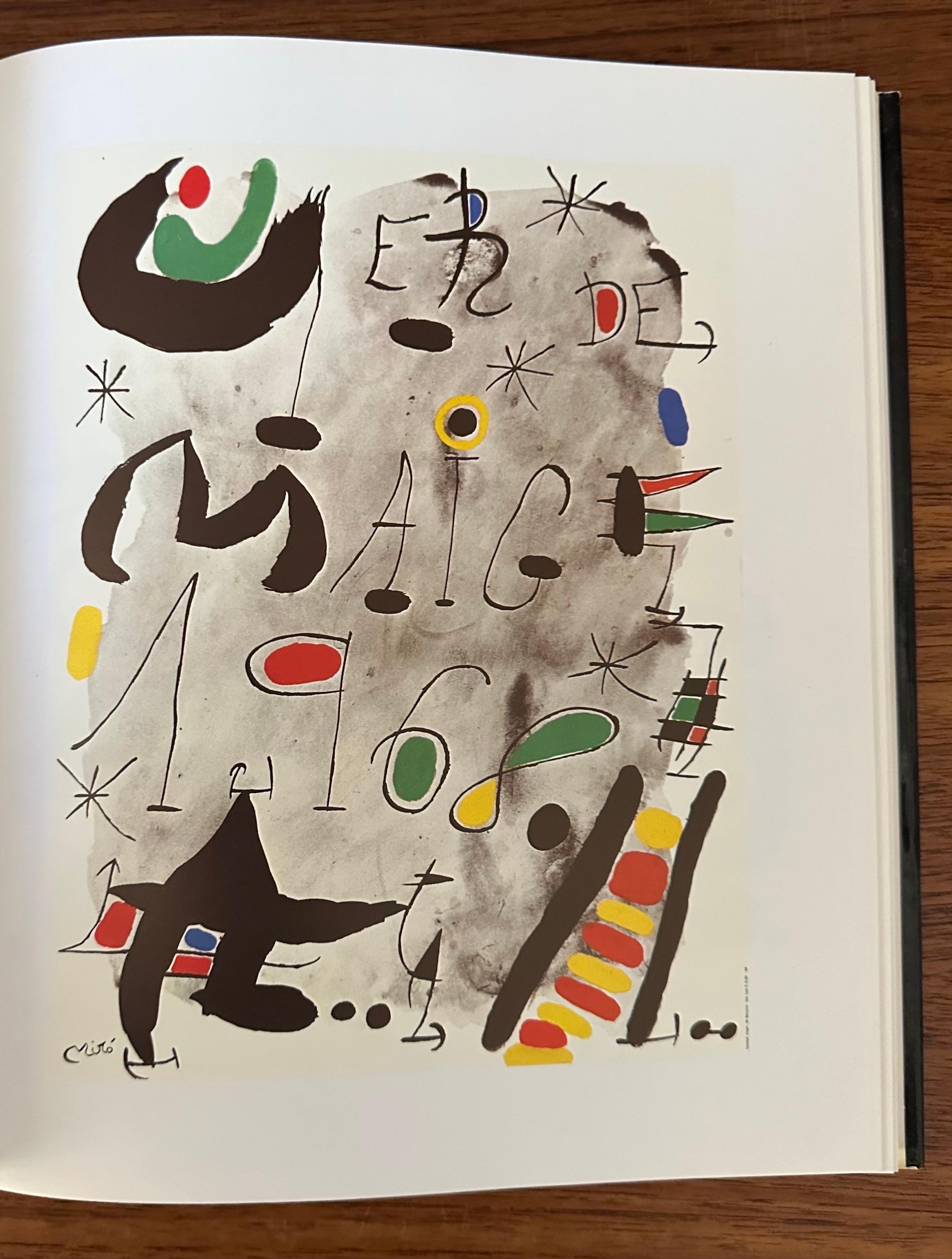 Papier Livre d'art vintage Miro's Posters catalogué par Gloria Picazo en vente