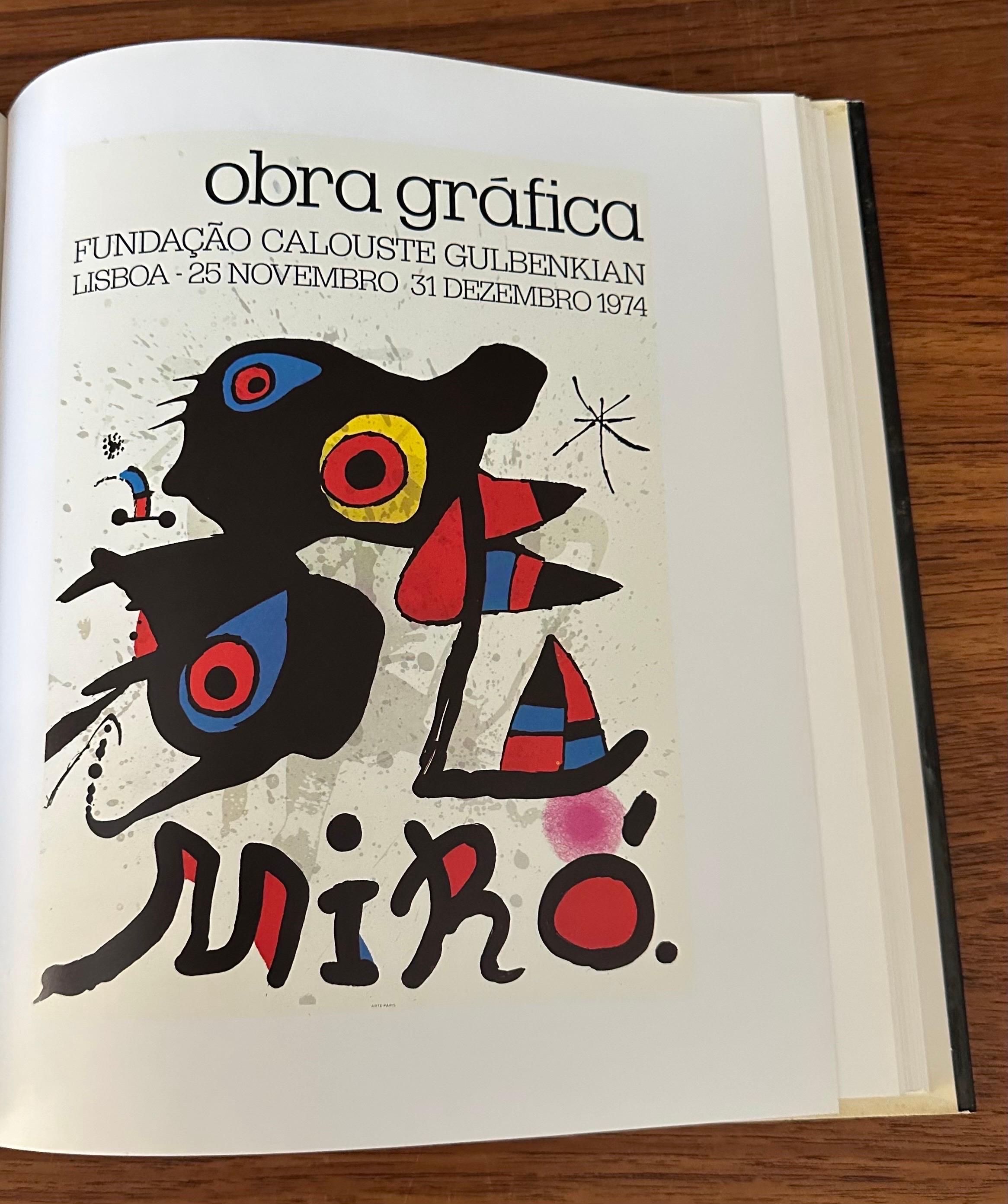 Livre d'art vintage Miro's Posters catalogué par Gloria Picazo en vente 2
