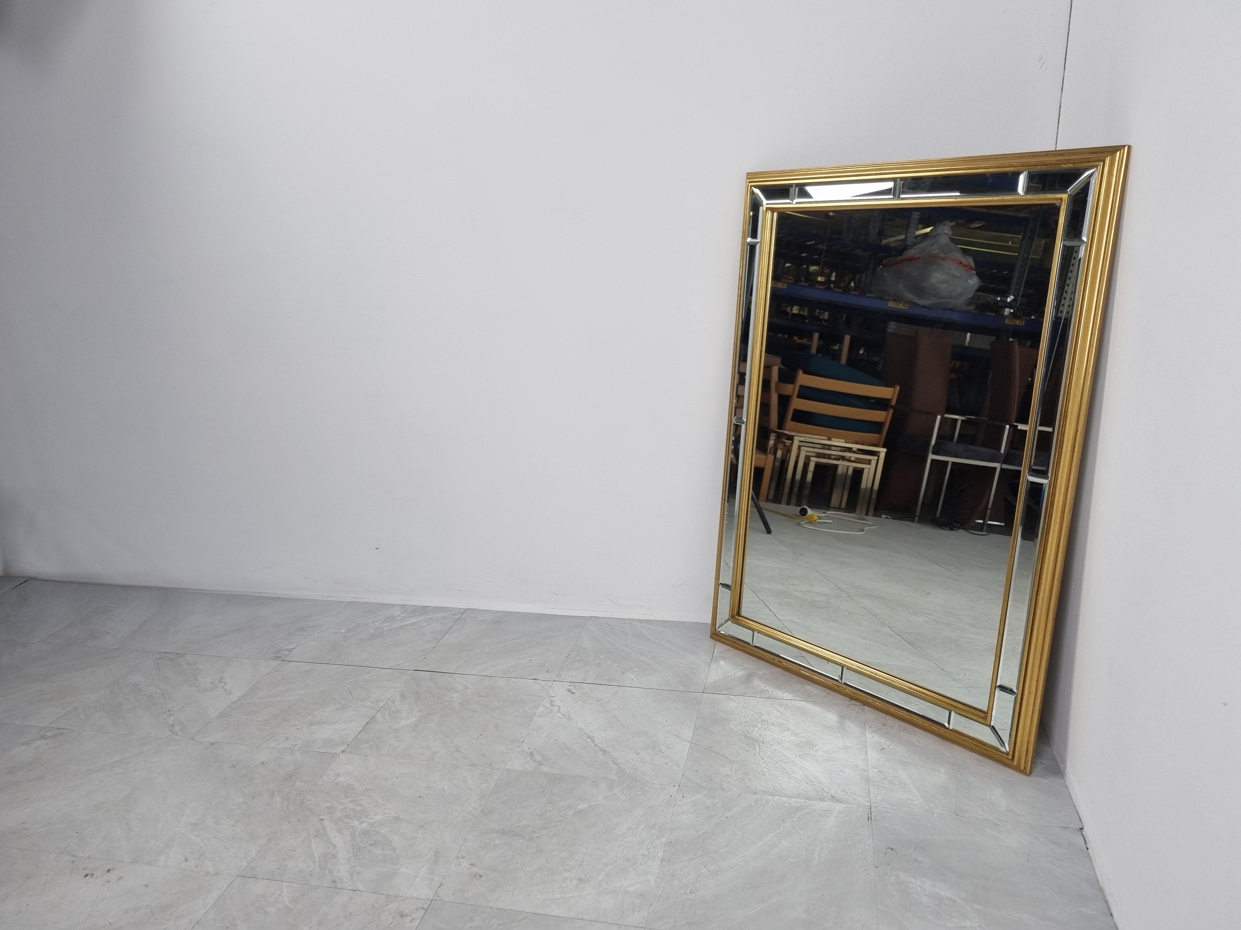 Belgian Vintage Mirror by Deknudt, 1970s