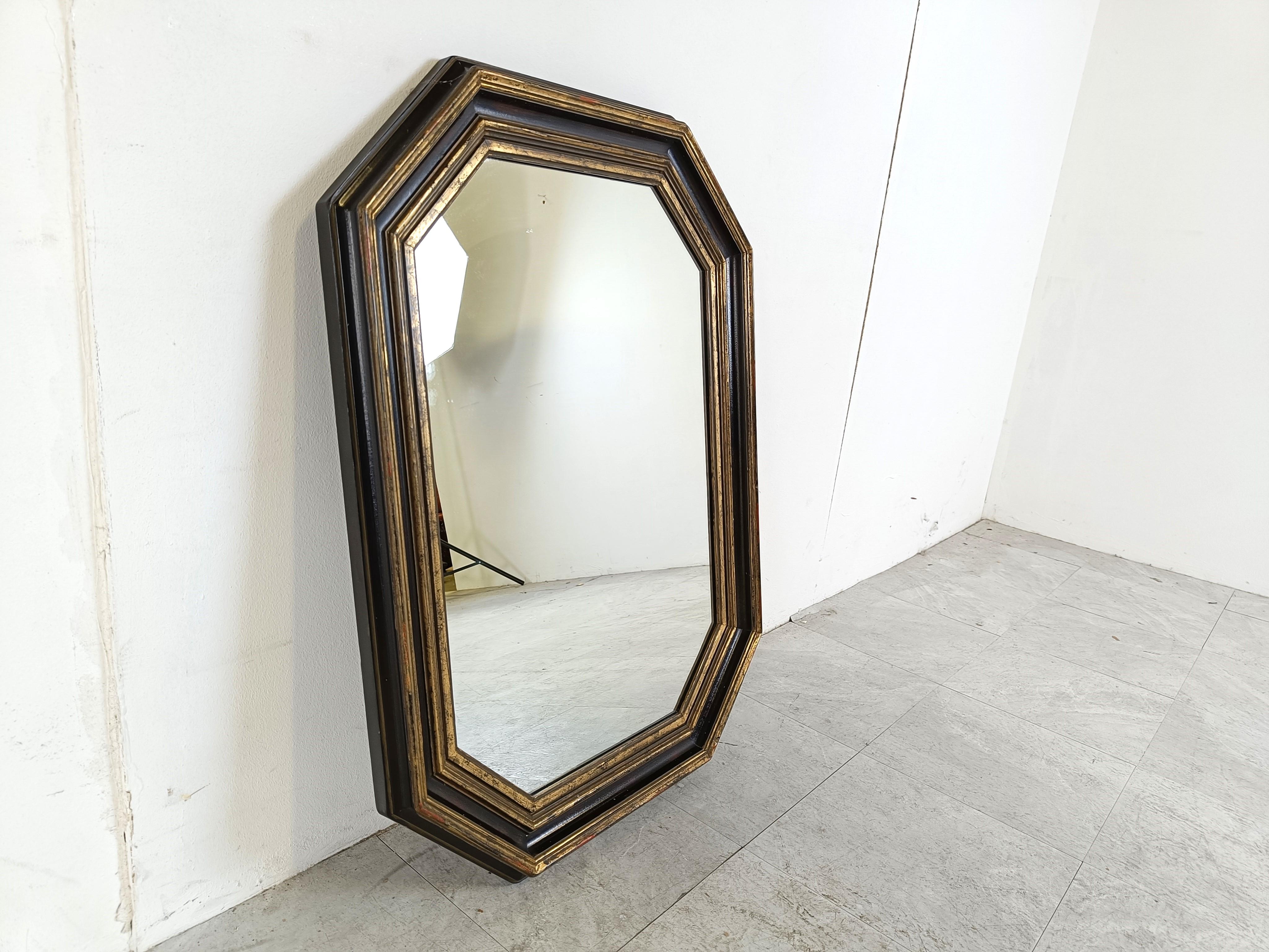 Belgian Vintage mirror by Deknudt, 1970s For Sale