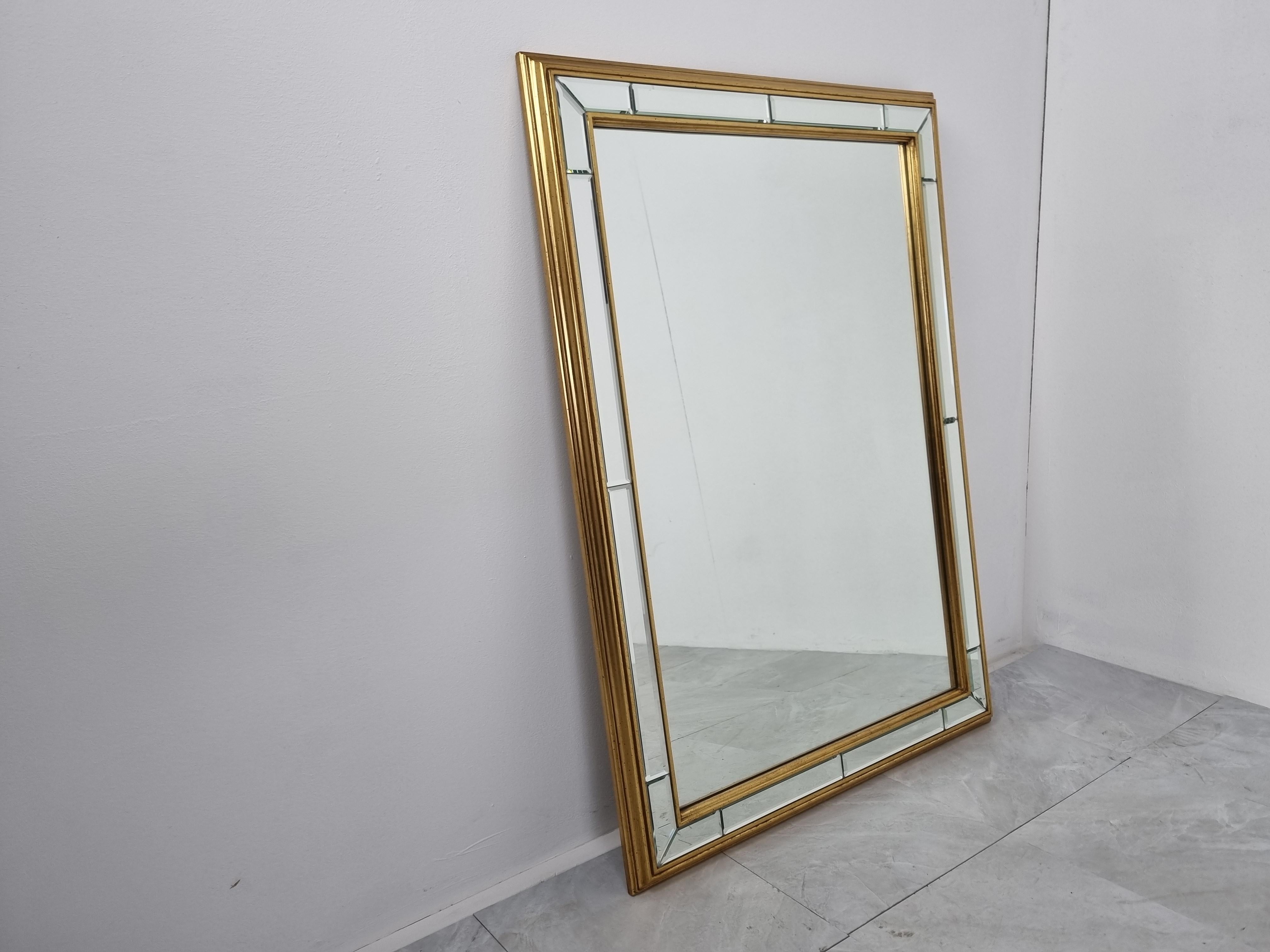Der Vintage-Spiegel von Deknudt, 1970er Jahre (Ende des 20. Jahrhunderts)
