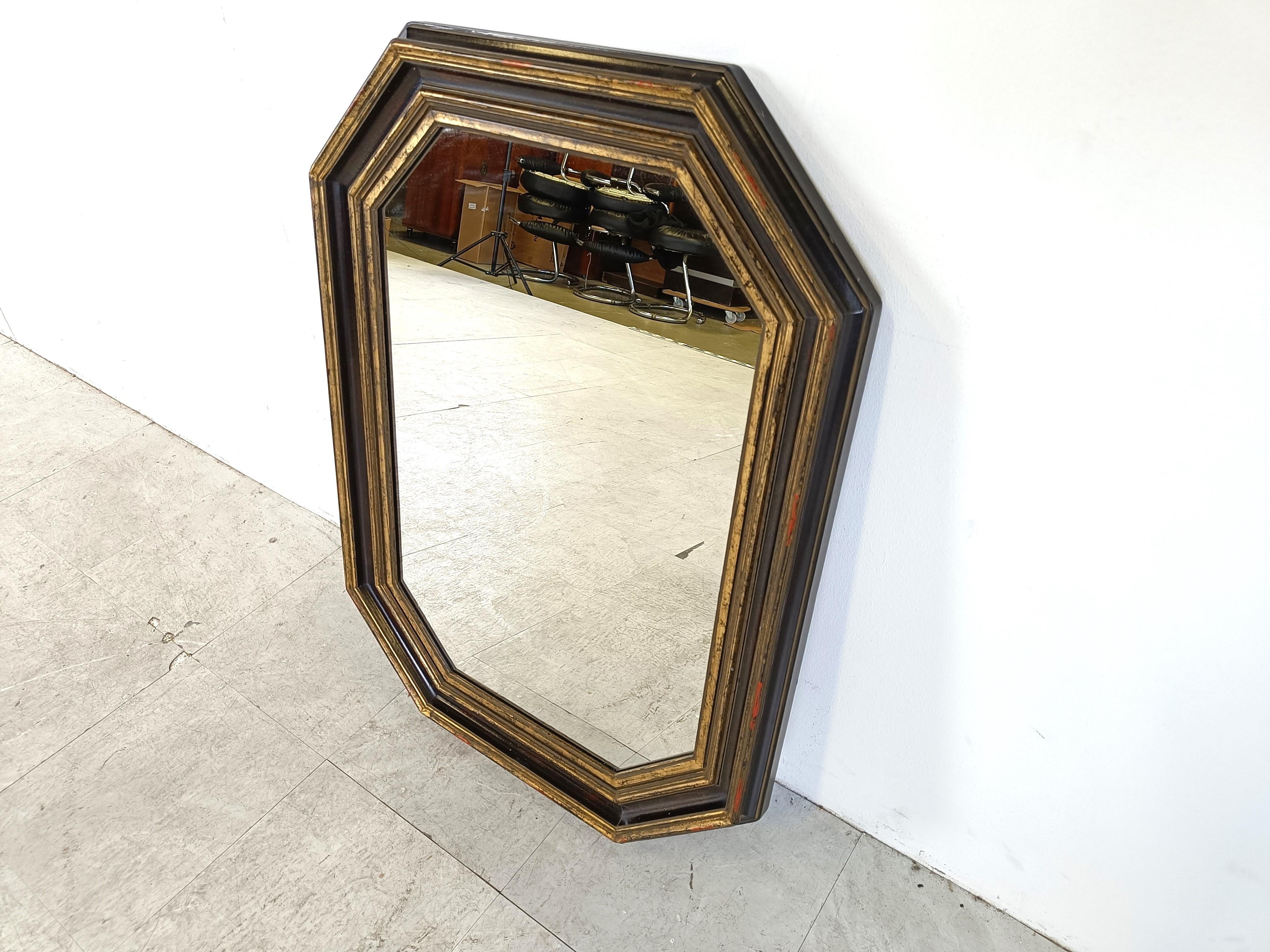 Vintage mirror by Deknudt, 1970s In Good Condition For Sale In HEVERLEE, BE