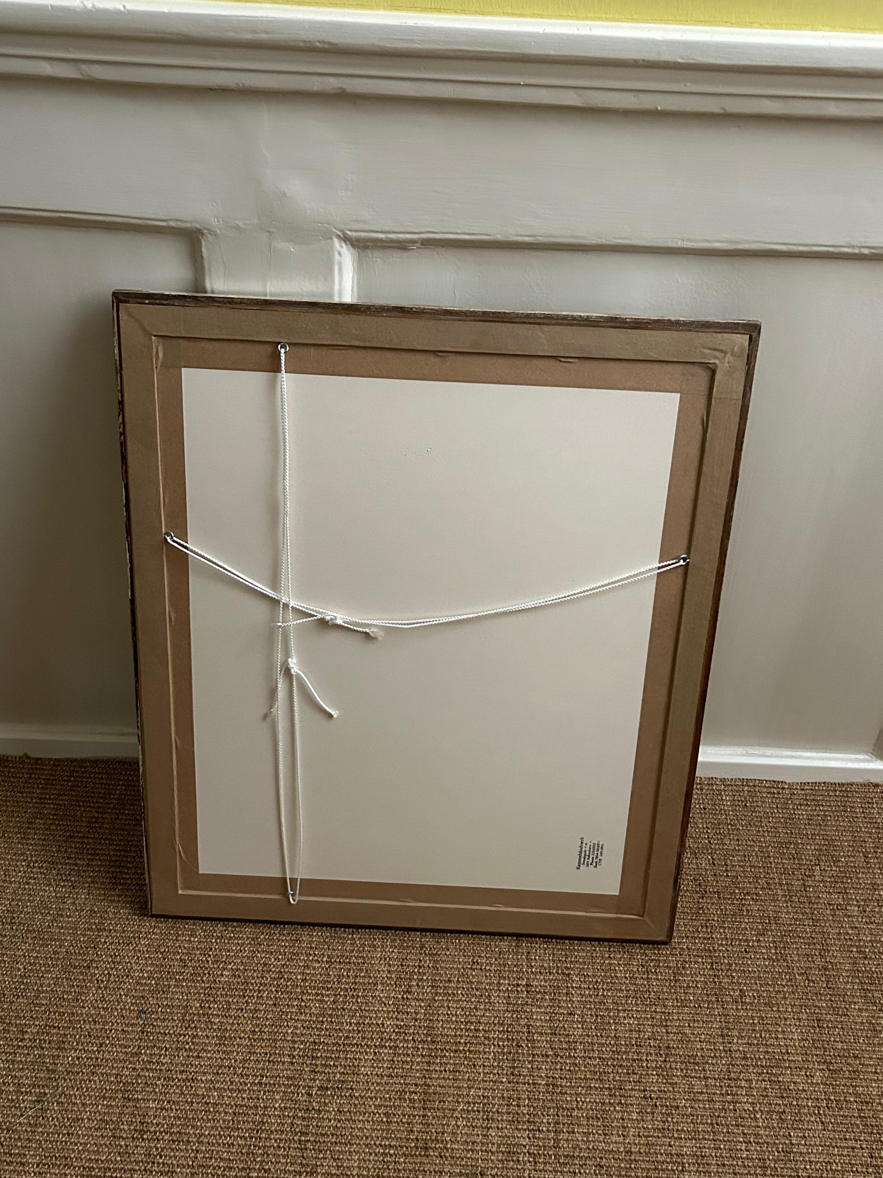 Vintage Mirror in Antique Silver Wooden Frame, France, 20th Century For Sale 4