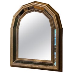 Vintage Mirror in Brass Wrapped Frame