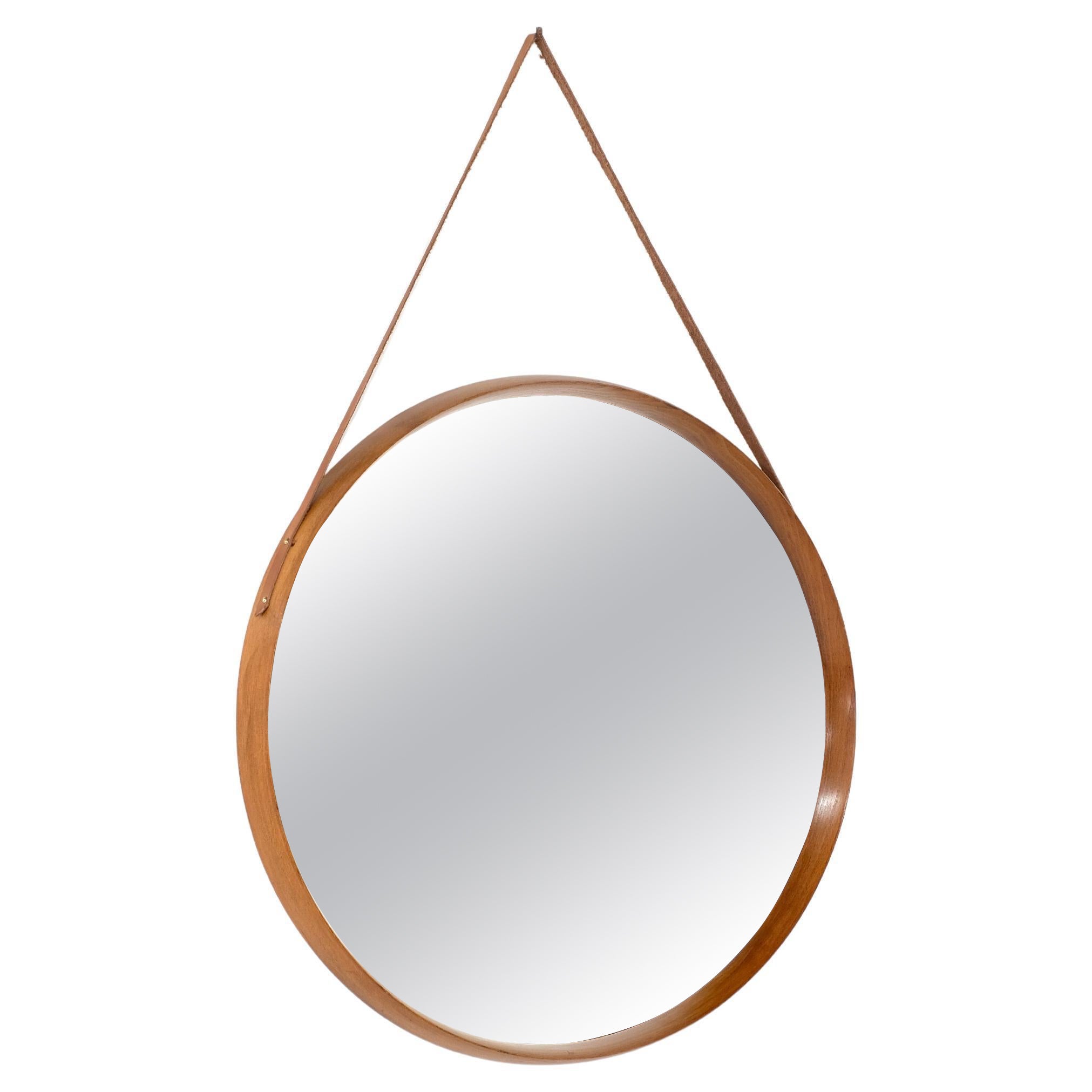 Specchio vintage in legno, Italia, anni
60.