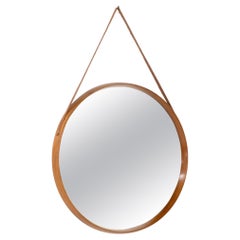 Specchio vintage in legno, Italia, anni
60.