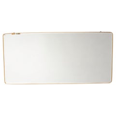 Vintage mirror, minimalism, Italy, 1980s