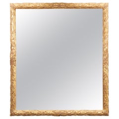 Vintage Mirror with Carved Giltwood Frame
