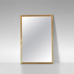 Vintage Mirror with Goldenrod Iron Frame, Italy 1970s