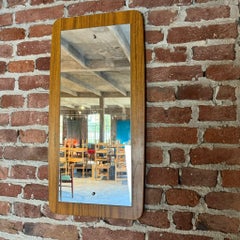 Vintage mirror with teak frame, Denmark 1960