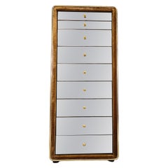 Verspiegelte Vintage-Kommode von RUF International, 1970er Jahre