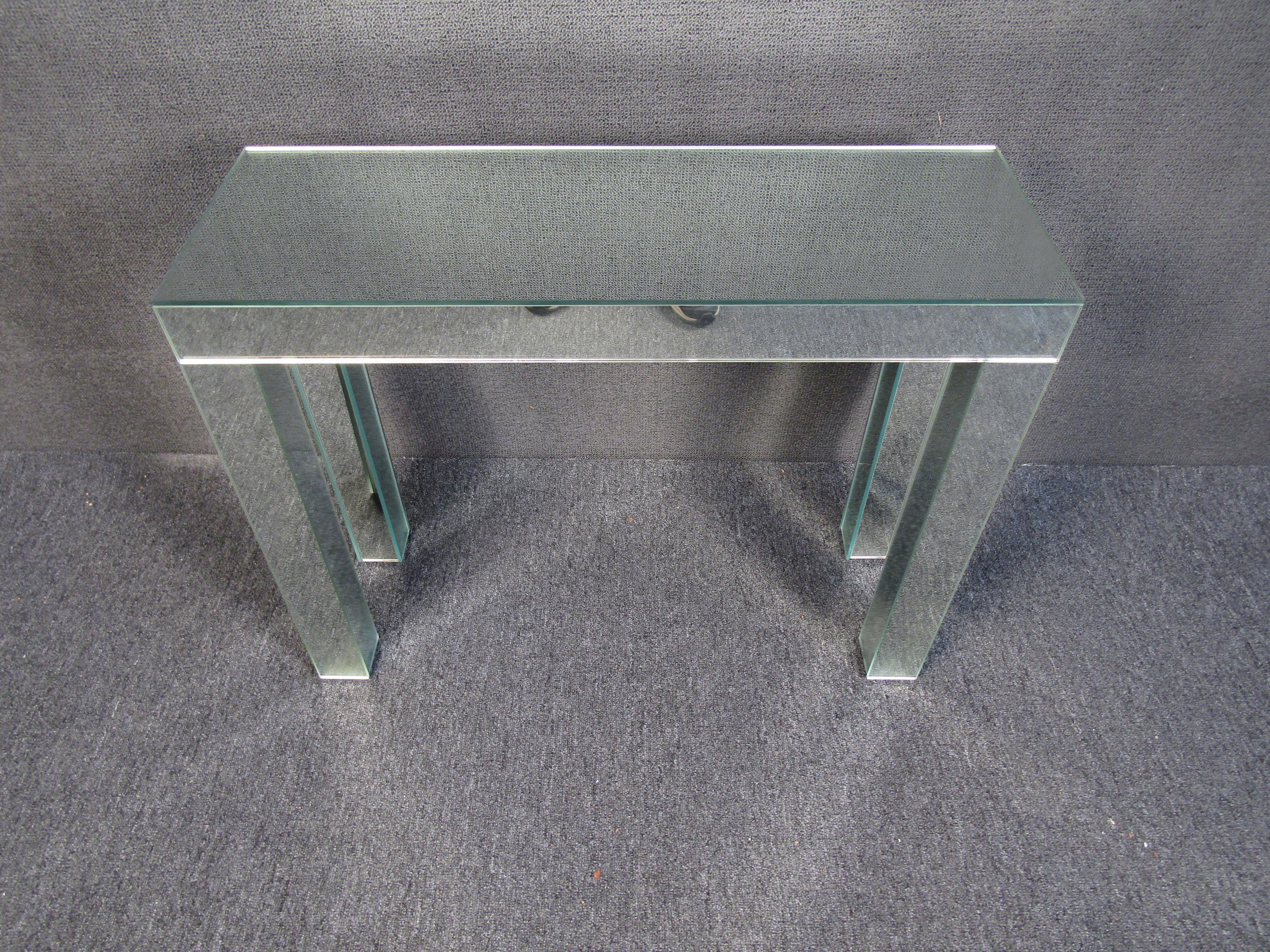 Table console vintage à miroir Bon état - En vente à Brooklyn, NY
