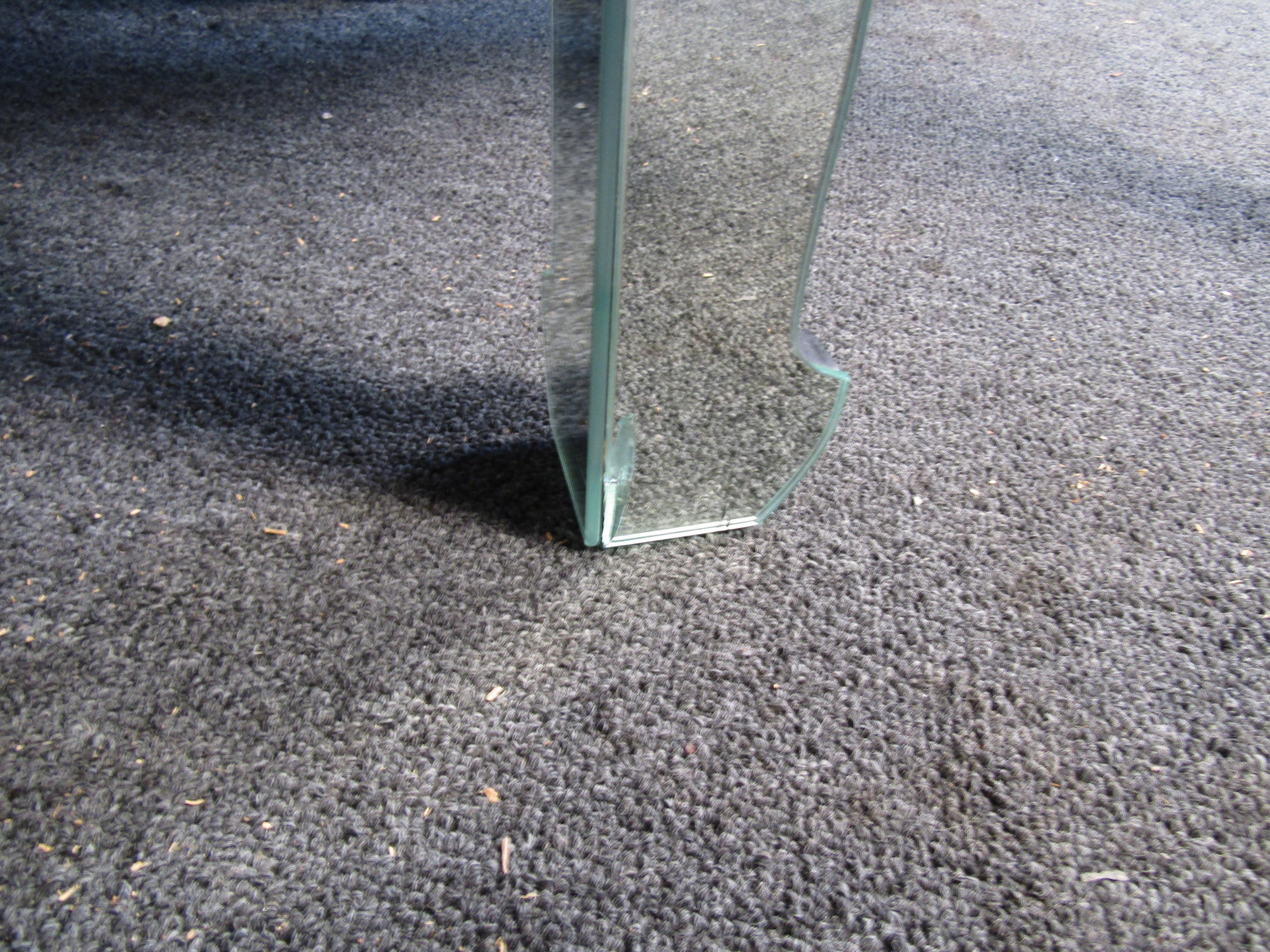 Vintage Mirrored Glass Side Tables For Sale 3