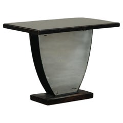 Mesa auxiliar vintage con espejos, Italia, circa 1970