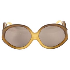 Retro Miss Dior Two Tone Amber Mask Light Brown Lenses 70'S Austria Sunglasses