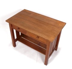 Vintage Mission Oak Desk Arts and Crafts