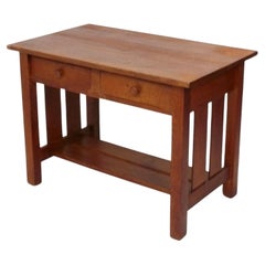 Used Mission Oak Desk Arts and Crafts