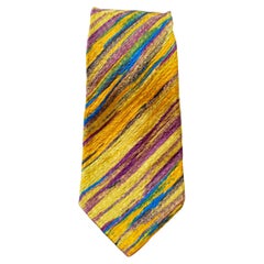 Vintage Missoni 100% silk colorful tie