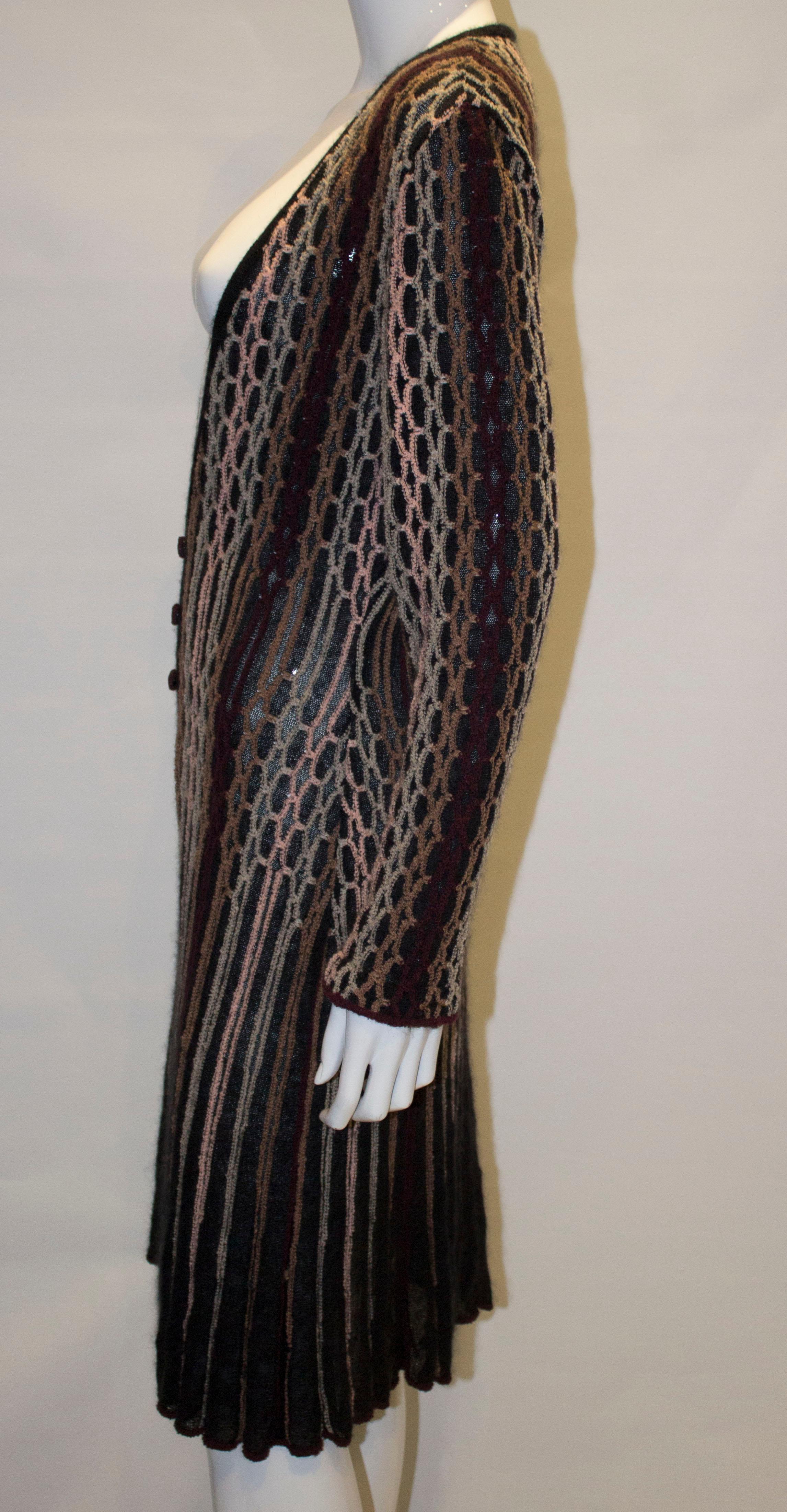 Vintage Missoni Brown Label Cardigan / Jacket In Good Condition In London, GB