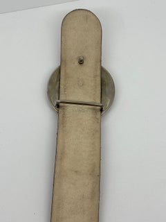 Vintage Missoni Brown Leather M Belt