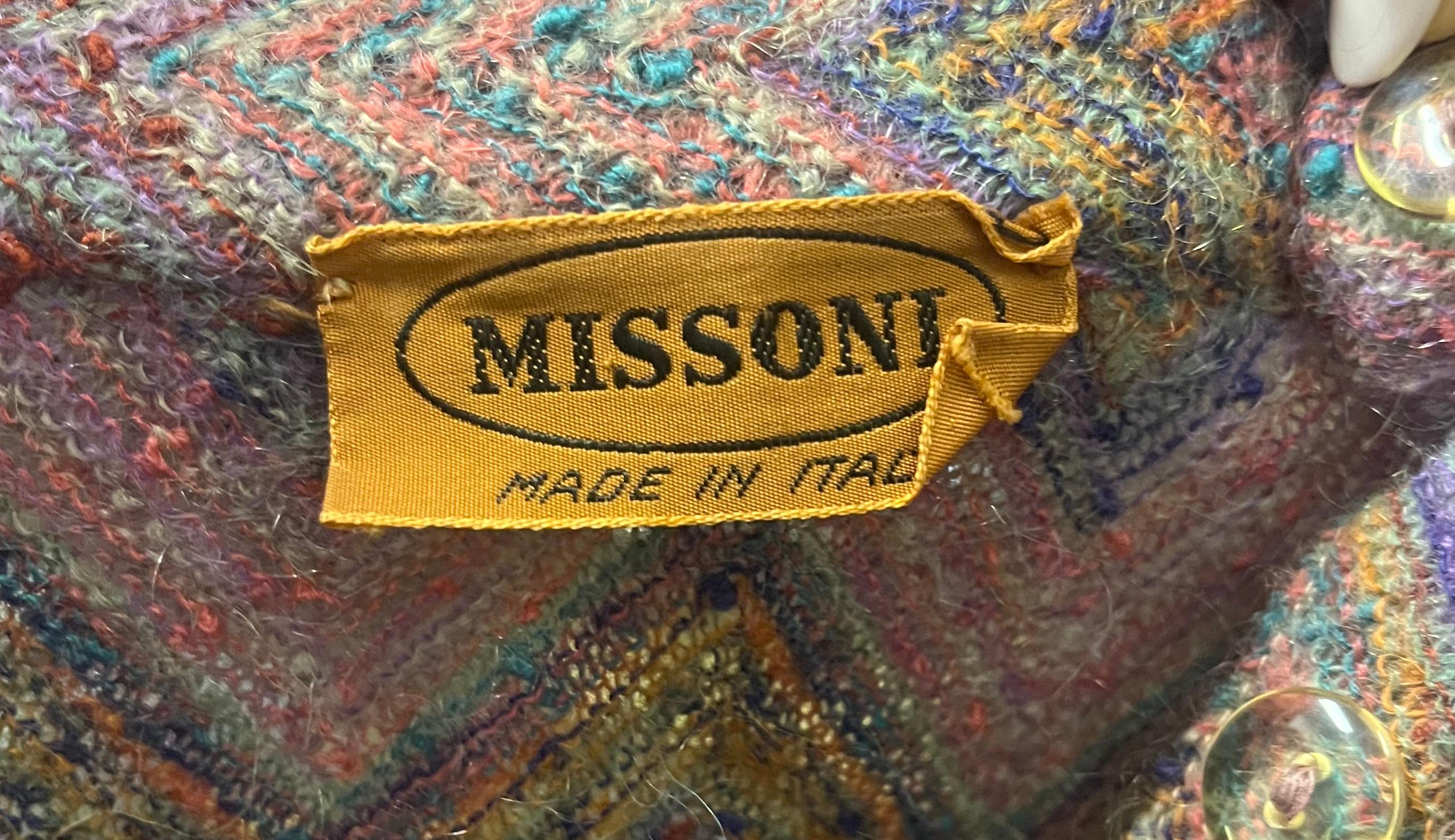 Vestido vintage de punto Missoni en venta 6