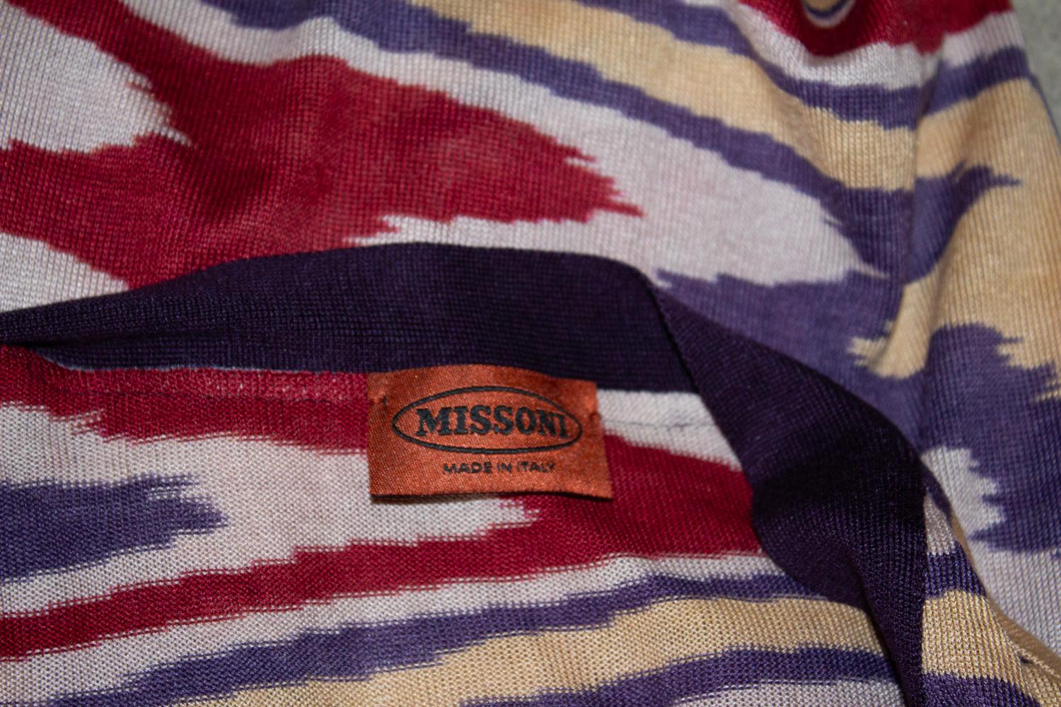 Vintage Missoni Mainline Seidenstrickkleid im Angebot 2