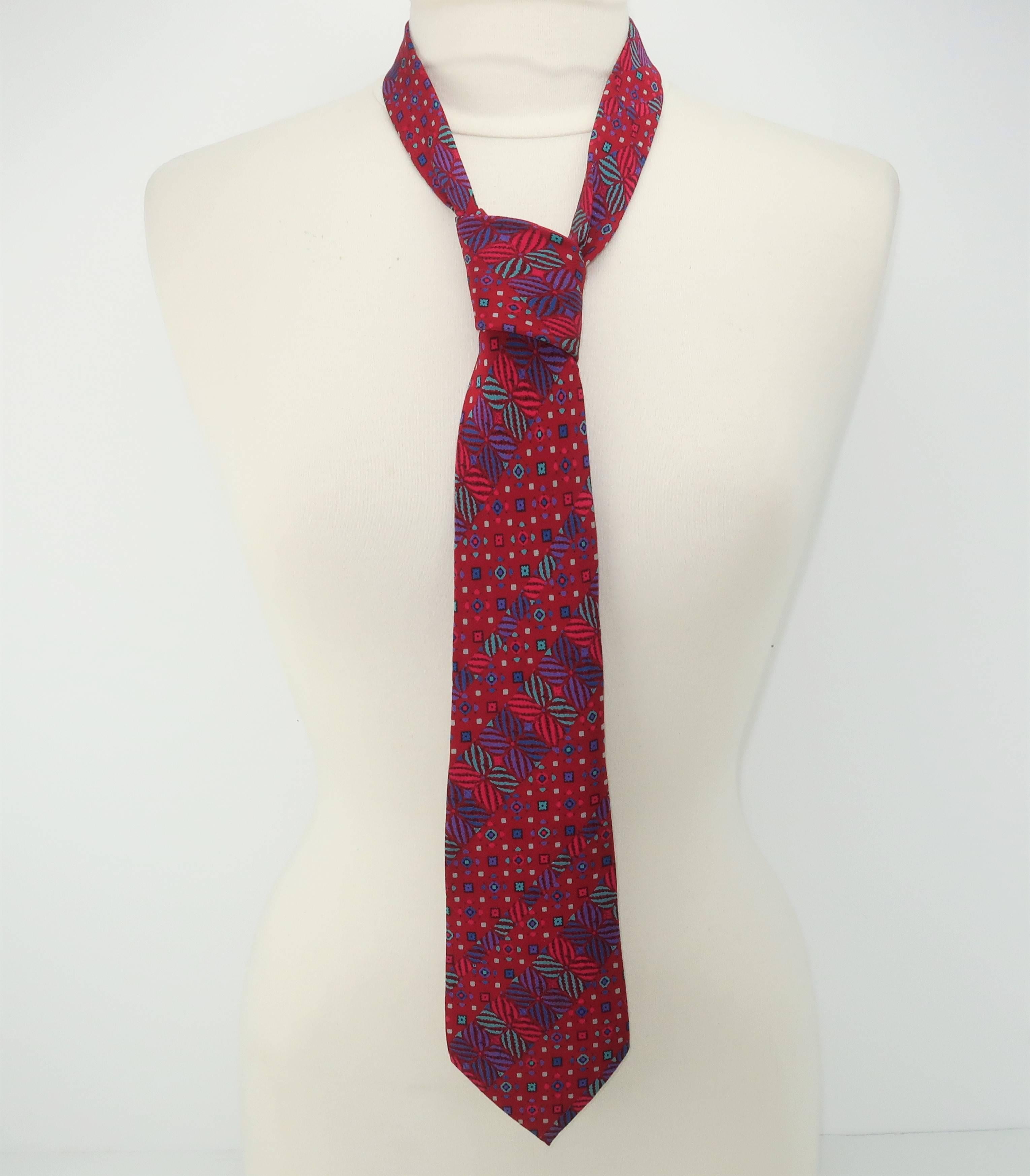 Vintage Missoni Men's Silk Necktie 4