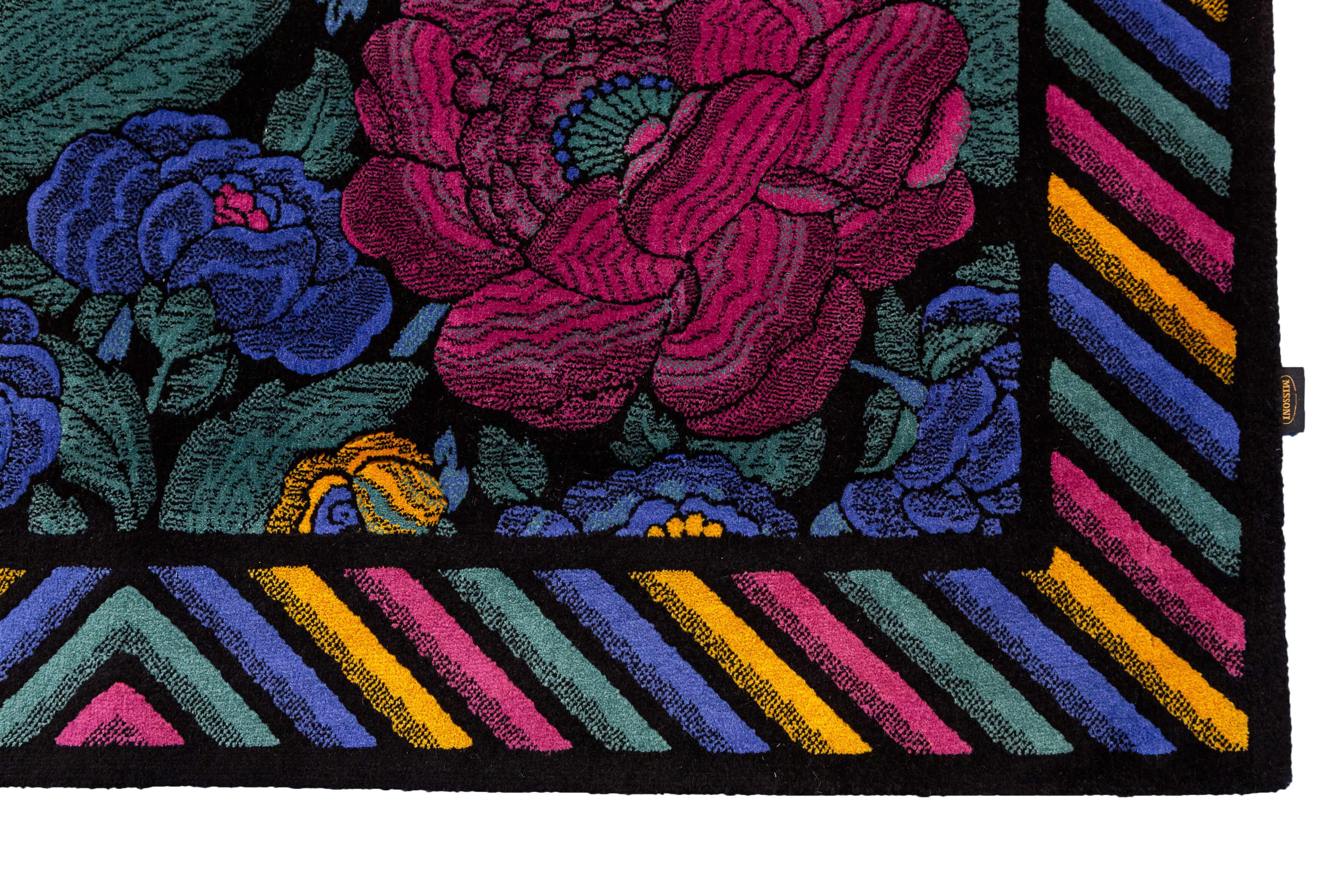 Noué à la main Tapis vintage Missoni en vente