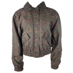 Chaqueta Vintage Missoni Sport Negra/ Marrón Floral