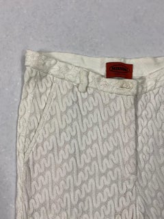 Vintage Missoni White Capri Pants