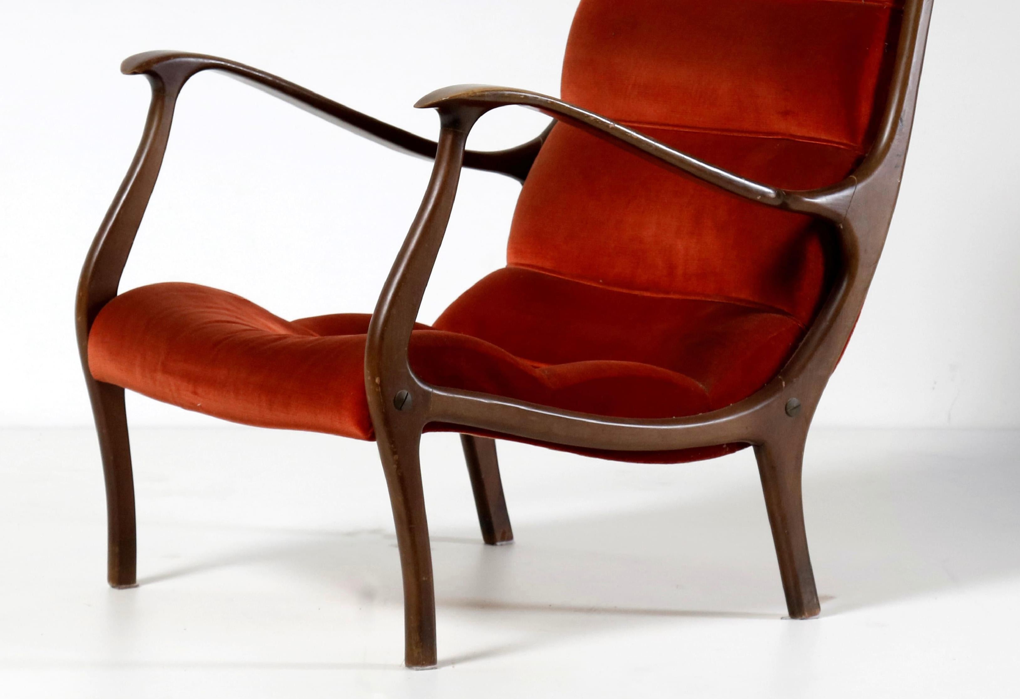 Vintage Mitzi Armchair by Ezio Longhi for Elam, 1960s In Good Condition In Roma, IT