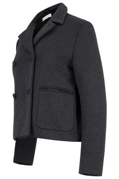 Vintage Miu Miu 1990's Wool Grey Double Breasted Jacket