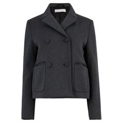 Vintage Miu Miu 1990's Wool Grey Double Breasted Jacket