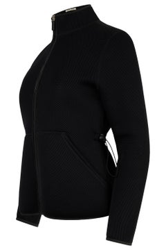 Vintage Miu Miu F/W 1999 Black Neoprene Jacket