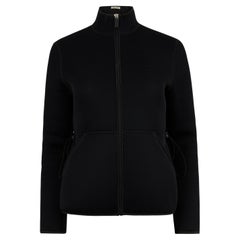Vintage Miu Miu F/W 1999 Black Neoprene Jacket